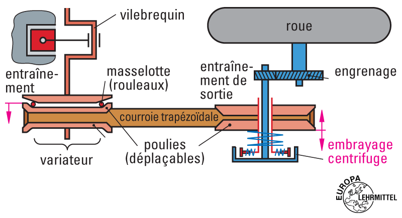 Courroie d'entraînement de variateur CVT renforcée, convient pour